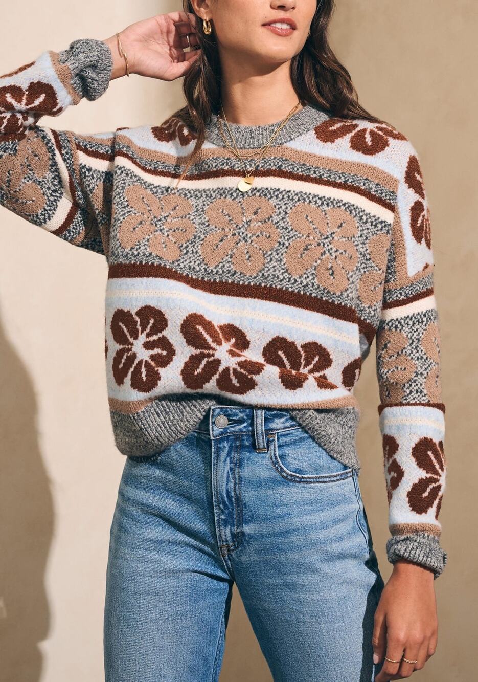 Faherty Topanga Canyon Crew size M
